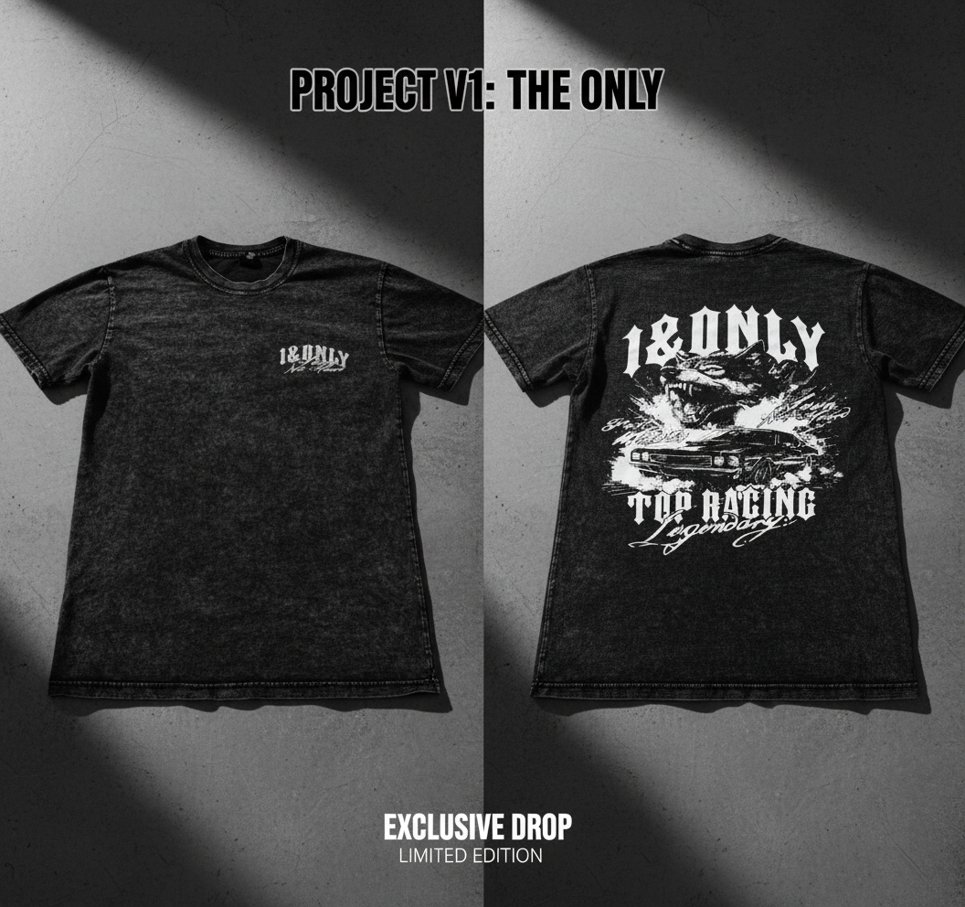 Luxury Streetwear Banner - Front and Back Views